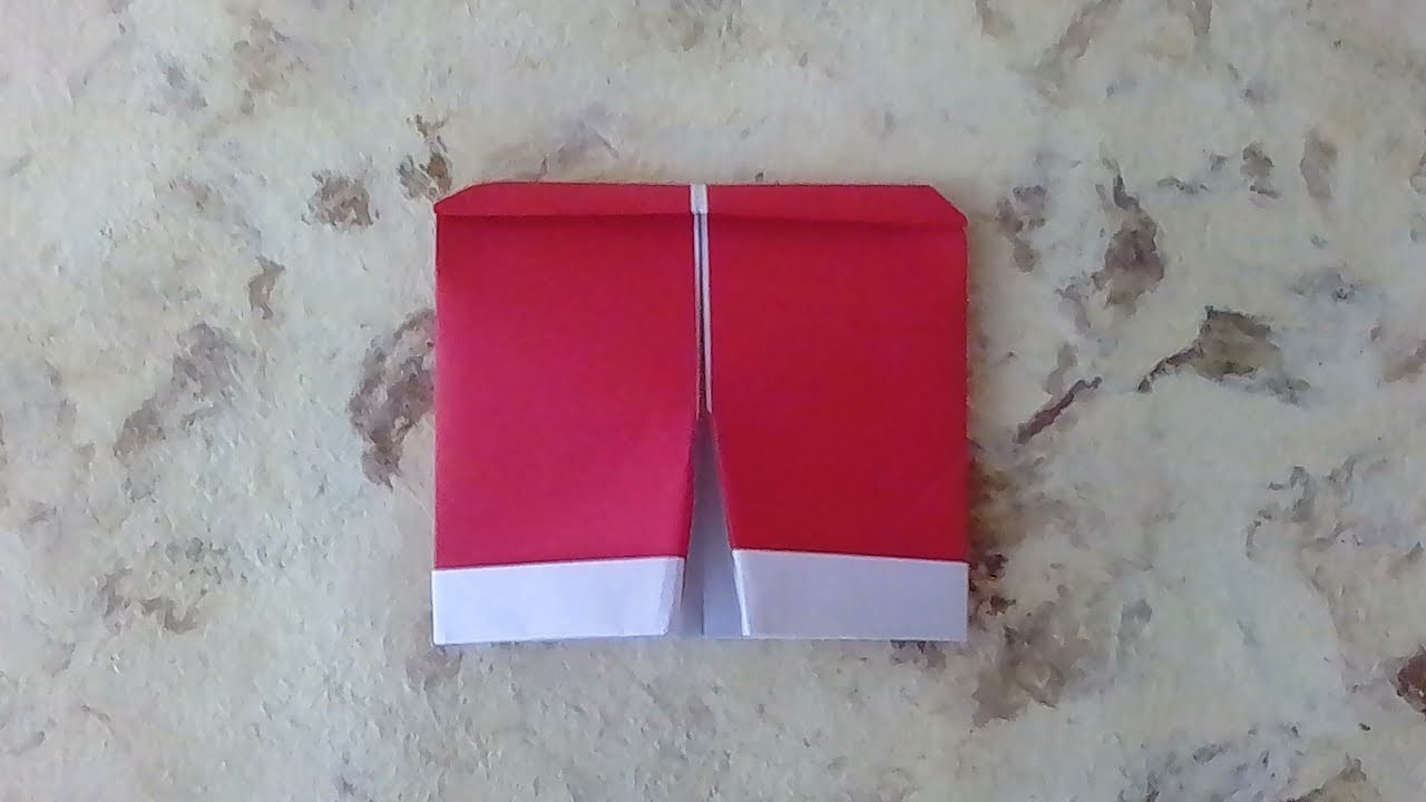 Cómo hacer PANTALONES CORTOS de papel ✅| Origami PASO A PASO
