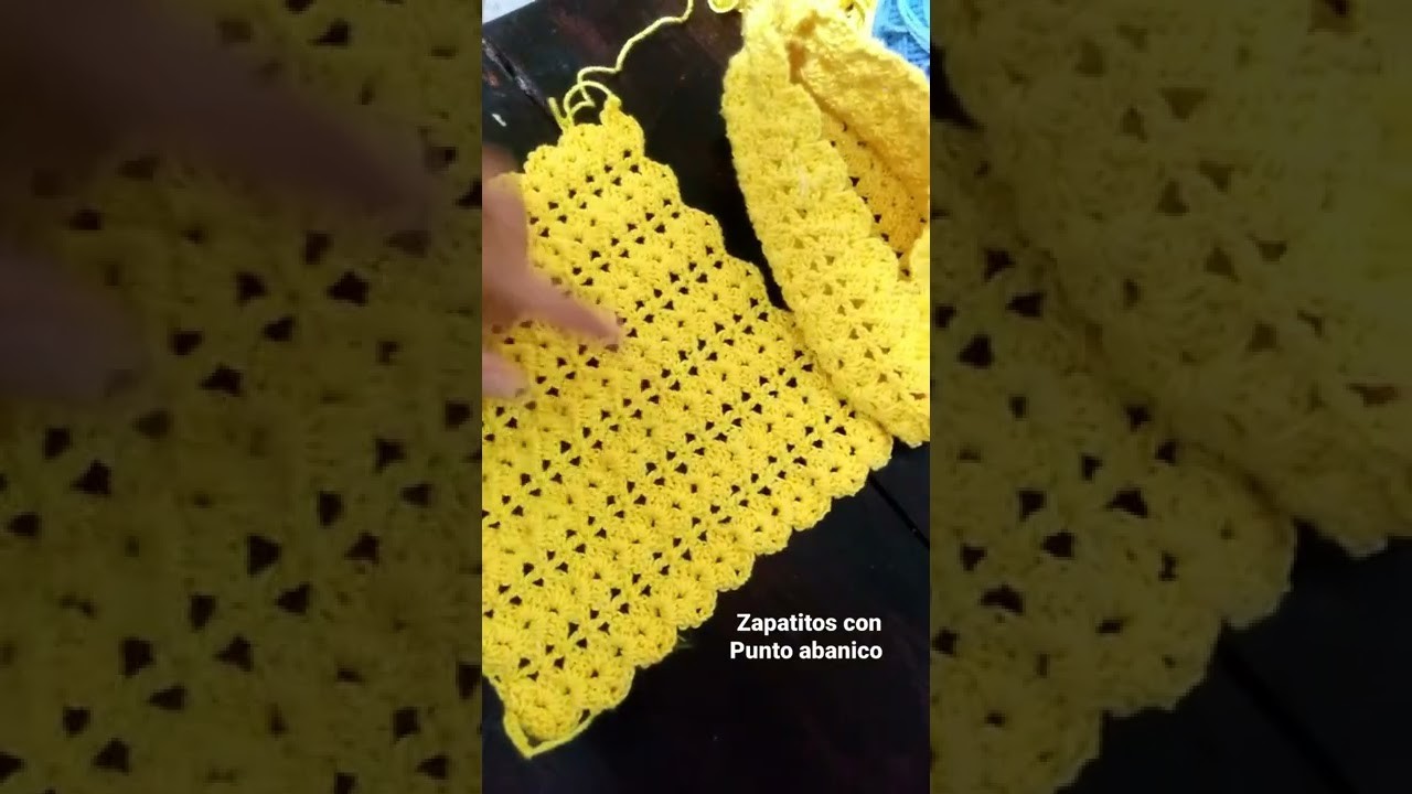 Zapatitos con punto abanico