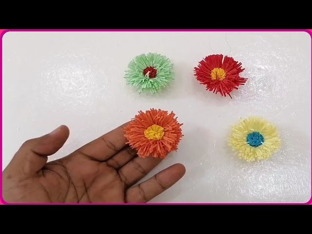 Cómo hacer un Flor de papel fácil - flower origami