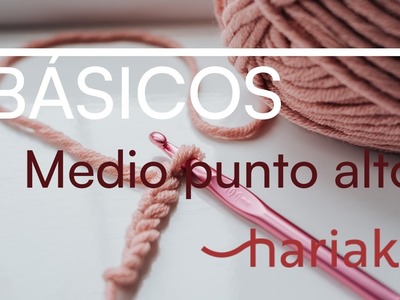 BÁSICOS de ganchillo: medio punto alto