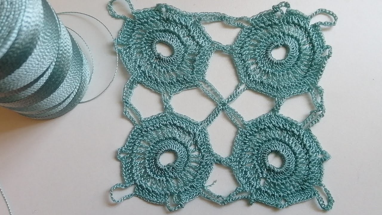 Fácil y sencillo. Hermosa puntada a crochet. Motivos ????