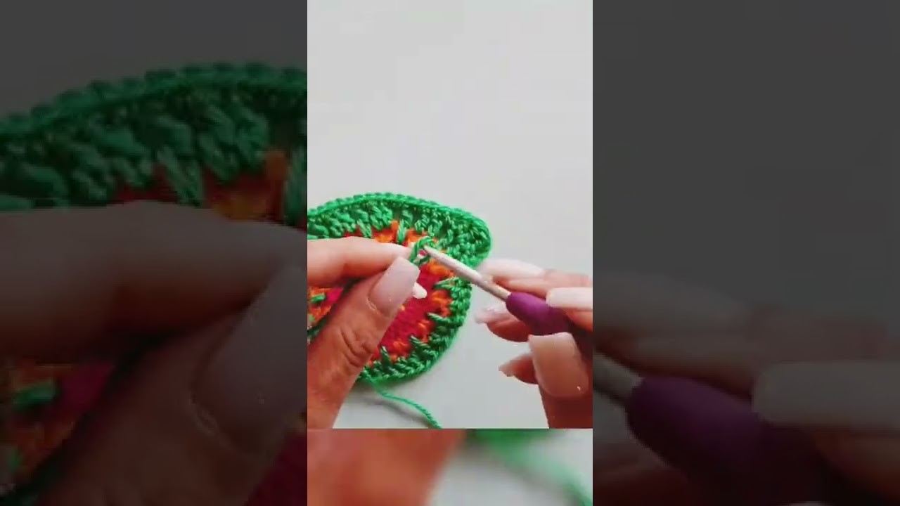 Mano de Fátima tejida al Crochet #short