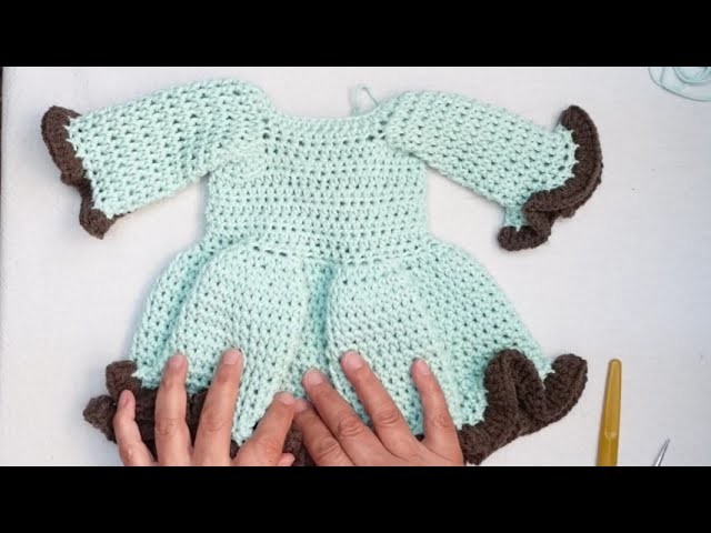 Tutorial #1  Vestido a Ganchillo para Muñecas !!