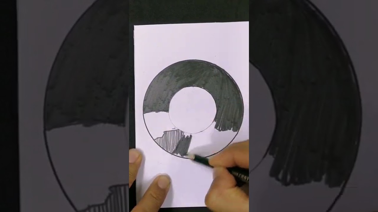✅ Como Dibujar un Paisaje a LAPIZ blanco y negro ⭐ Dibujos de Paisajes a lapiz ???? Easy Art