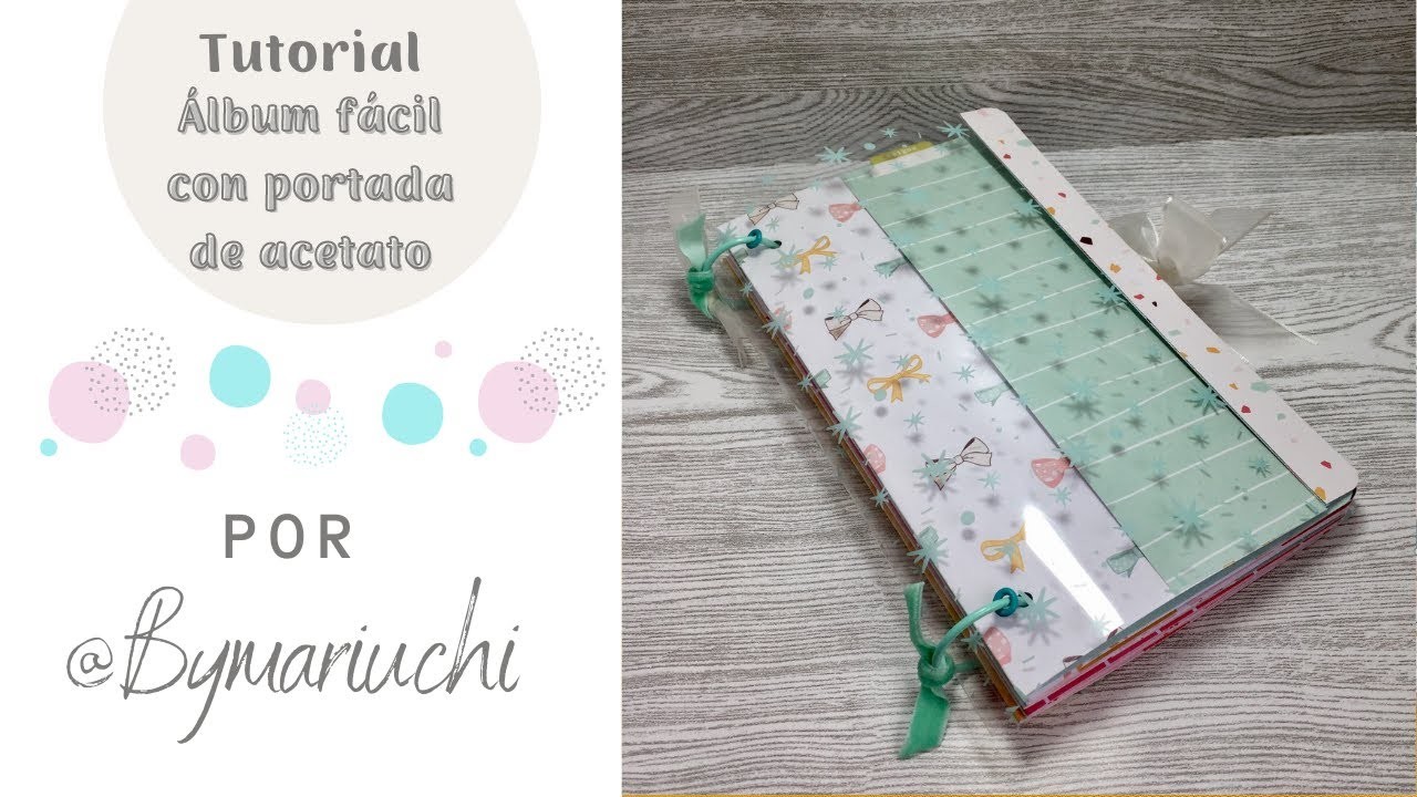 TUTORIAL Creando box marzo álbum de acetato fácil | Creando en papel