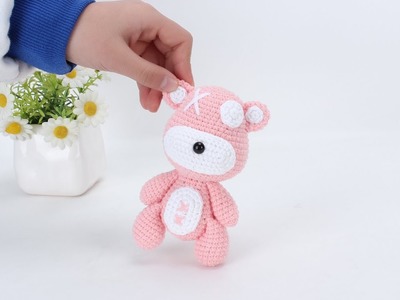 娟娟编织,安妮的玩具-提伯斯熊,第三集.easy for begianners DIY Tutorial  crochet a cute bear part 3