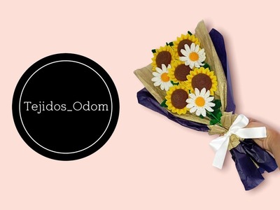 Girasol En Crochet Por Tejidos_Odom