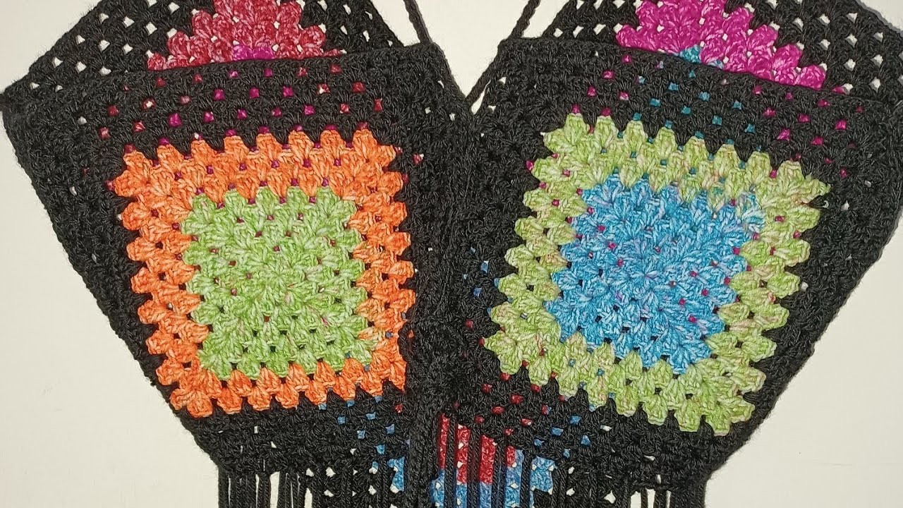 Top tejido a Crochet paso a paso 1.2