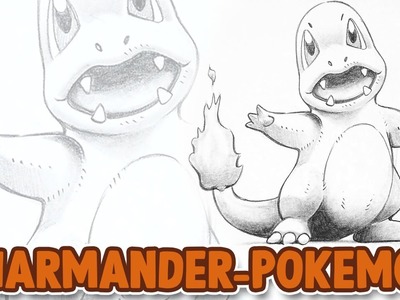 Como Dibujar a Charmander Pokemon con Lapiz