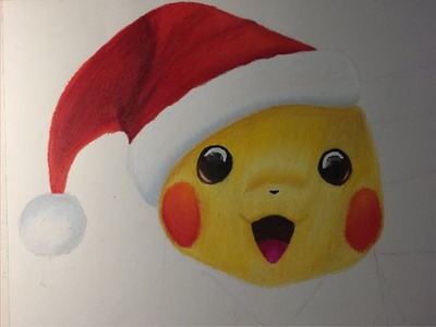 Pikachu speed drawing (Especial navidad)