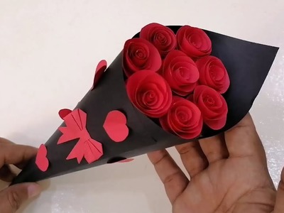 Ramo de Rosas de papel - Bouquetde rosas - manualidades