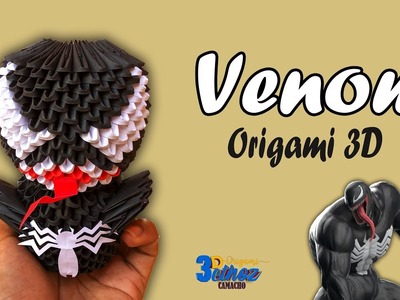 Cómo Hacer a Venom en Origami 3D - Bethoz Camacho