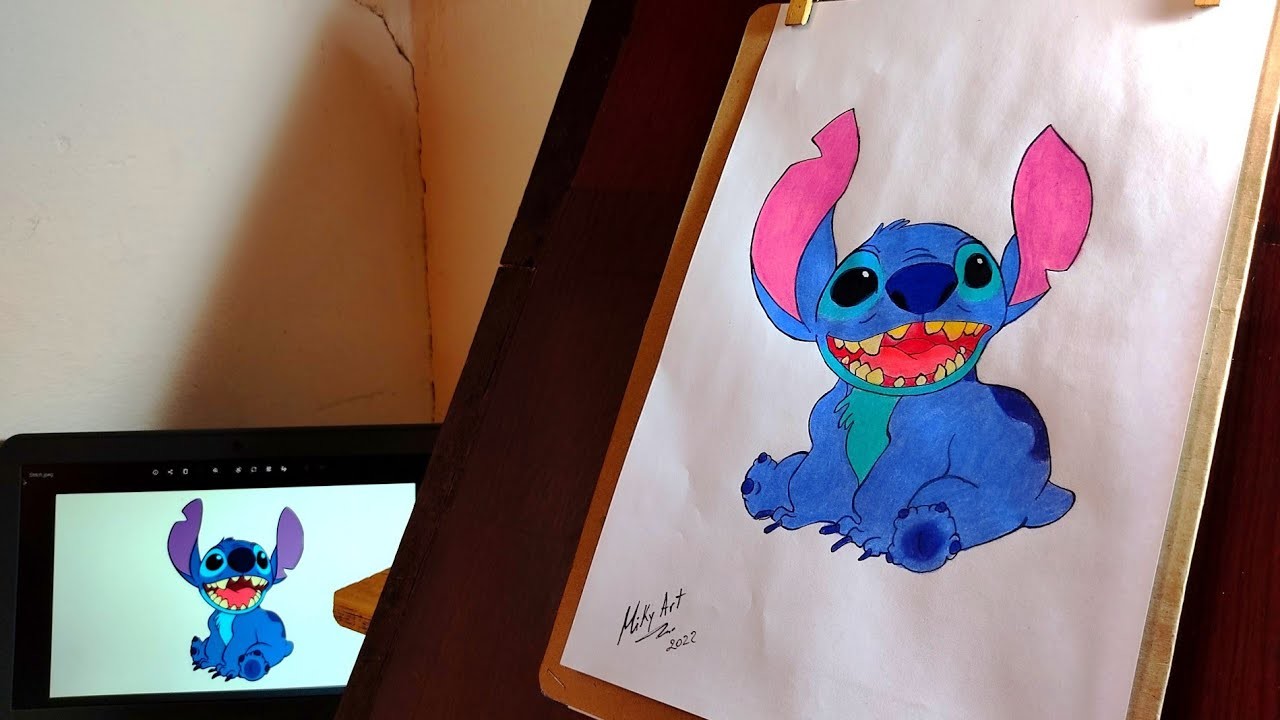 Cómo dibujar a Stitch.