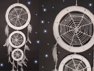 COMO HACER UN ATRAPASUEÑOS CON TEJIDO TELARAÑA EN CARTON!!!!❤❤????????