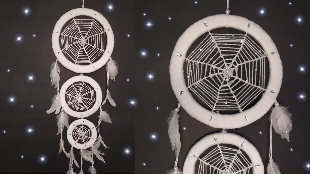 COMO HACER UN ATRAPASUEÑOS CON TEJIDO TELARAÑA EN CARTON!!!!❤❤????????