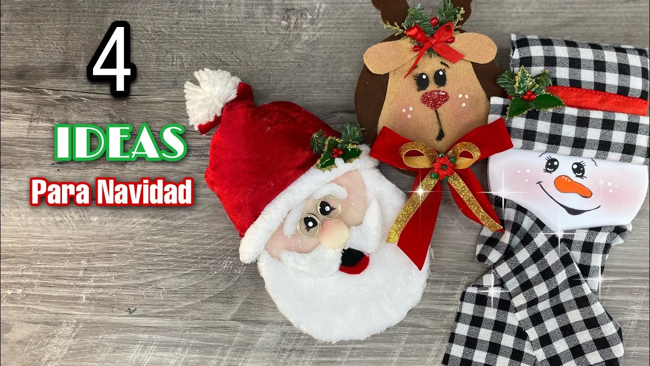 BONITOS y Fáciles Adornos Navideños con Reciclaje.Christmas Decoration Ideas.Natal DIY