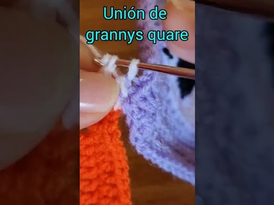Cómo unir los grannys square #crochet #short