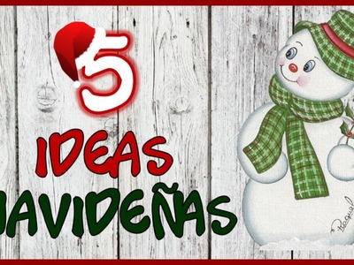 5 MANUALIDADES NAVIDEÑAS PARA LA COCINA - Ideas navideñas con reciclaje 2022 - Christmas Crafts