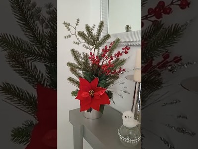 Bello Arreglo Floral Navideño ????????????☃️☃️☃️????????☃️ Navidad DIY