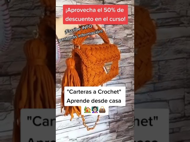 Como Tejer Carteras A Crochet Paso A Paso En Español | Como Tejer Crochet Paso A Paso En Español