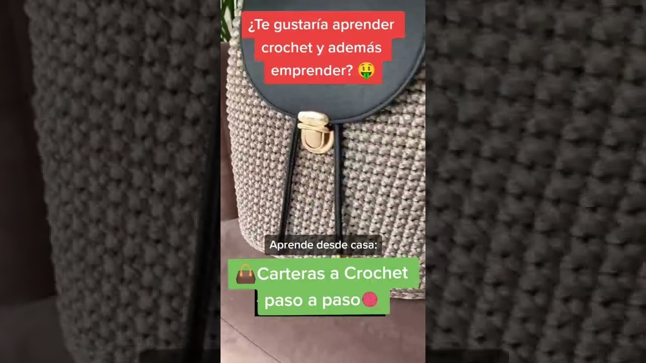 Como Tejer Carteras A Crochet Paso A Paso En Español | Como Tejer Crochet Paso A Paso En Español