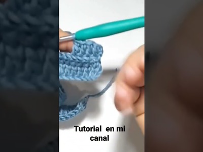 Mini tutorial de blusa tejida a crochet ????