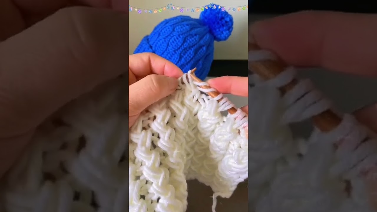 Mira este punto lindo.aprender puntos facil #tejer #tejercrochet