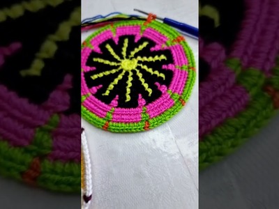 Proyecto de creacionesmarycrochetcolombia #mochilawayuu #crochet #tutorial