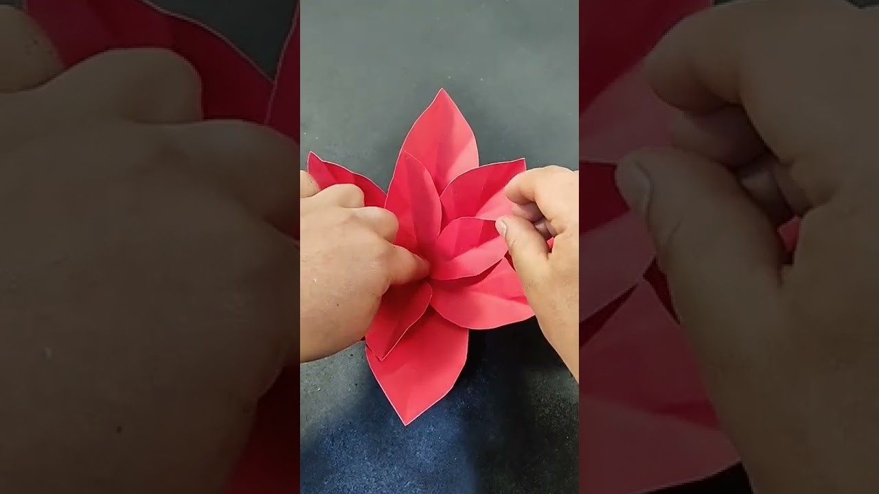 Solo con cartulina puedes hacer esta flor #short