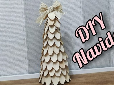 Arbolito con cucharitas de Bambú, deconavideña manualidades fáciles ????