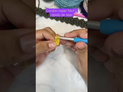 Cordón muy fácil de tejer ????