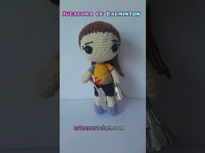 Selección Colombia amigurumi. Bádminton