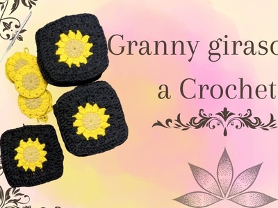 Tutorial de Crochet, granny Square pasó a paso #crochet #grannysquares #feed