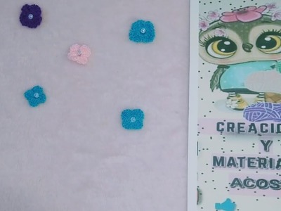 Como hacer flores crochet