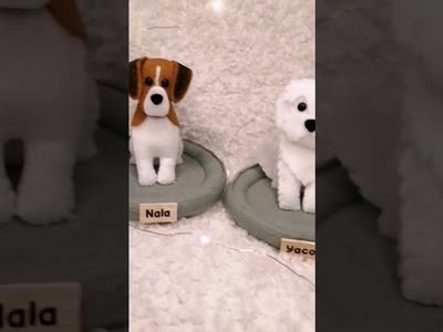 Mascotas personalizadas en fieltro ???? #beagle #bichon #shorts #diy #handmade #fieltro #easydiy #pets