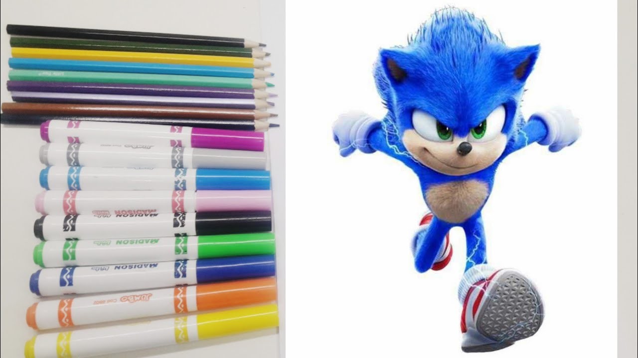 Pintando mi Dibujo de Zonic