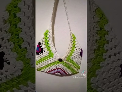 Tejido al crochet cartera☺❤????#hechoamano #hilo #home#colores