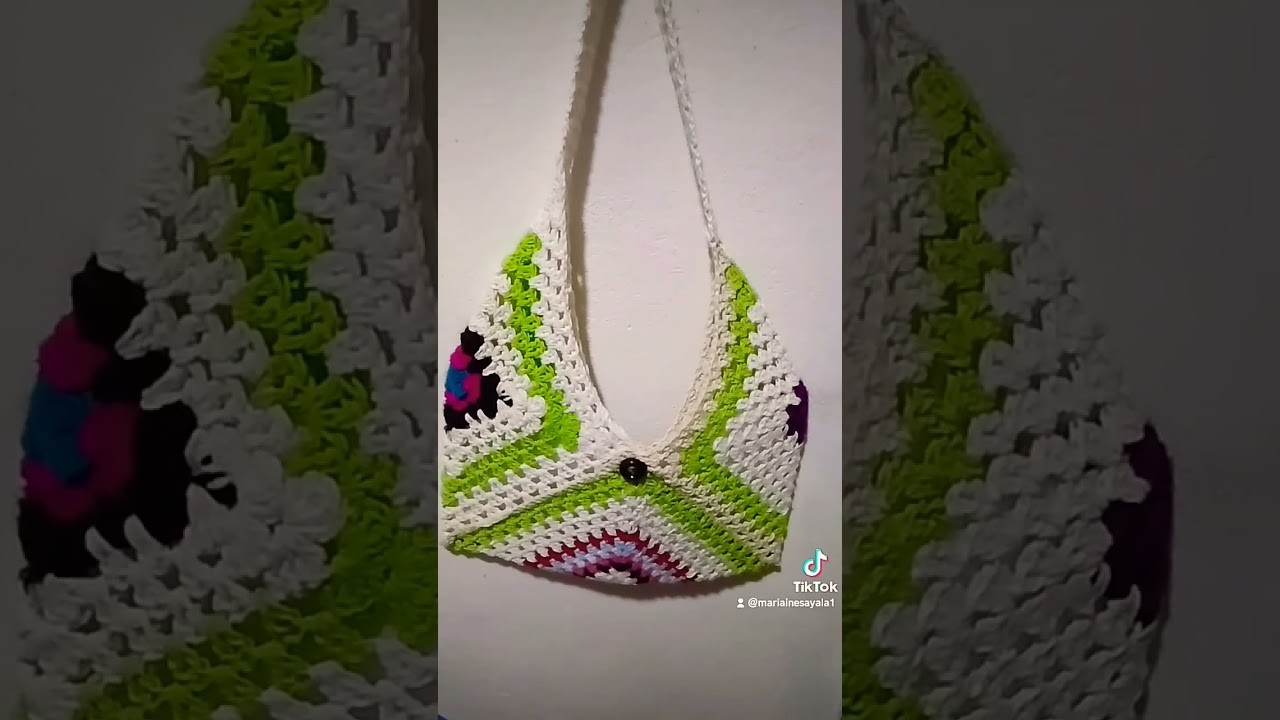 Tejido al crochet cartera☺❤????#hechoamano #hilo #home#colores