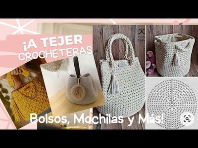 Bolsos Tejidos a Crochet|Crochet bag| Bolsas a Crochet