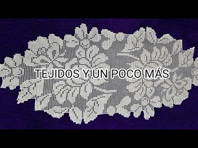 CAMINOS DE MESA TEJIDOS A CROCHET BELLOS DISEÑOS PARA INSPIRAR Y RECREAR.TEJIDOS Y UN POCO MÁS