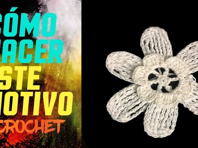 Como Hacer Paso a Paso Una Flor a Crochet | Tejidos a Crochet | Vídeo Tutorial