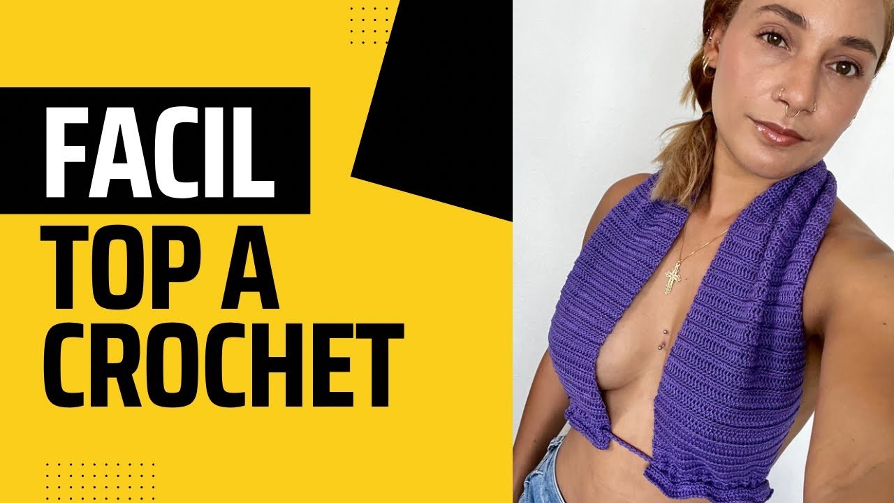 Cómo tejer un TOP a CROCHET FÁCIL y RÁPIDO | Tutorial paso a paso | Crochet Bohemio