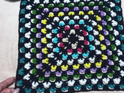 Muestra de cuadro a crochet para manta.blusas y chalecos #chalecocrochet #blusasnorma