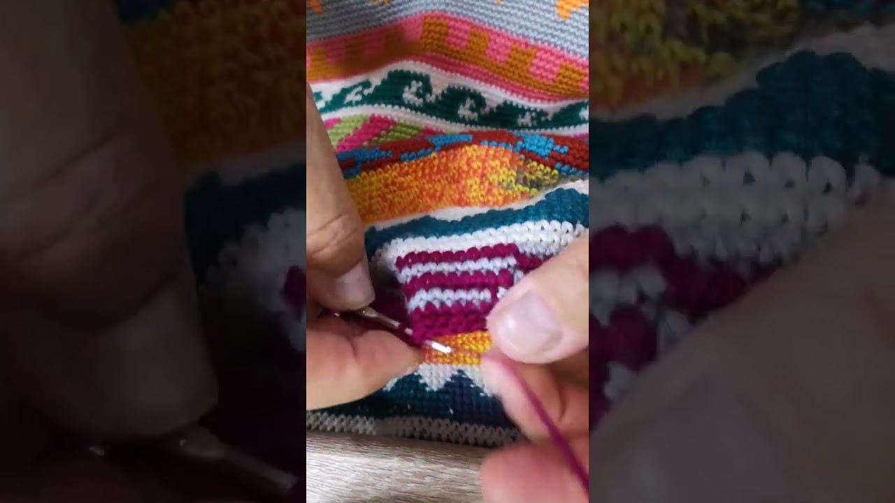 Tejer, combinar colores. dar forma y mucha mucha pasión #bolsotejido #bolsocrochet #crochet