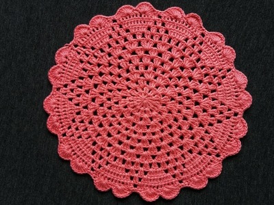 Centro de mesa con corazones tejido a  Crochet, paso a paso para Principiantes.Crochet Patterns
