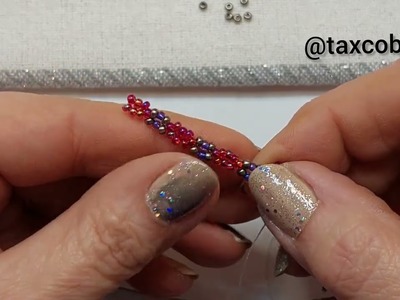 Brazalete peyote Multi rombos. Beading. Tutorial paso a paso. Parte 1