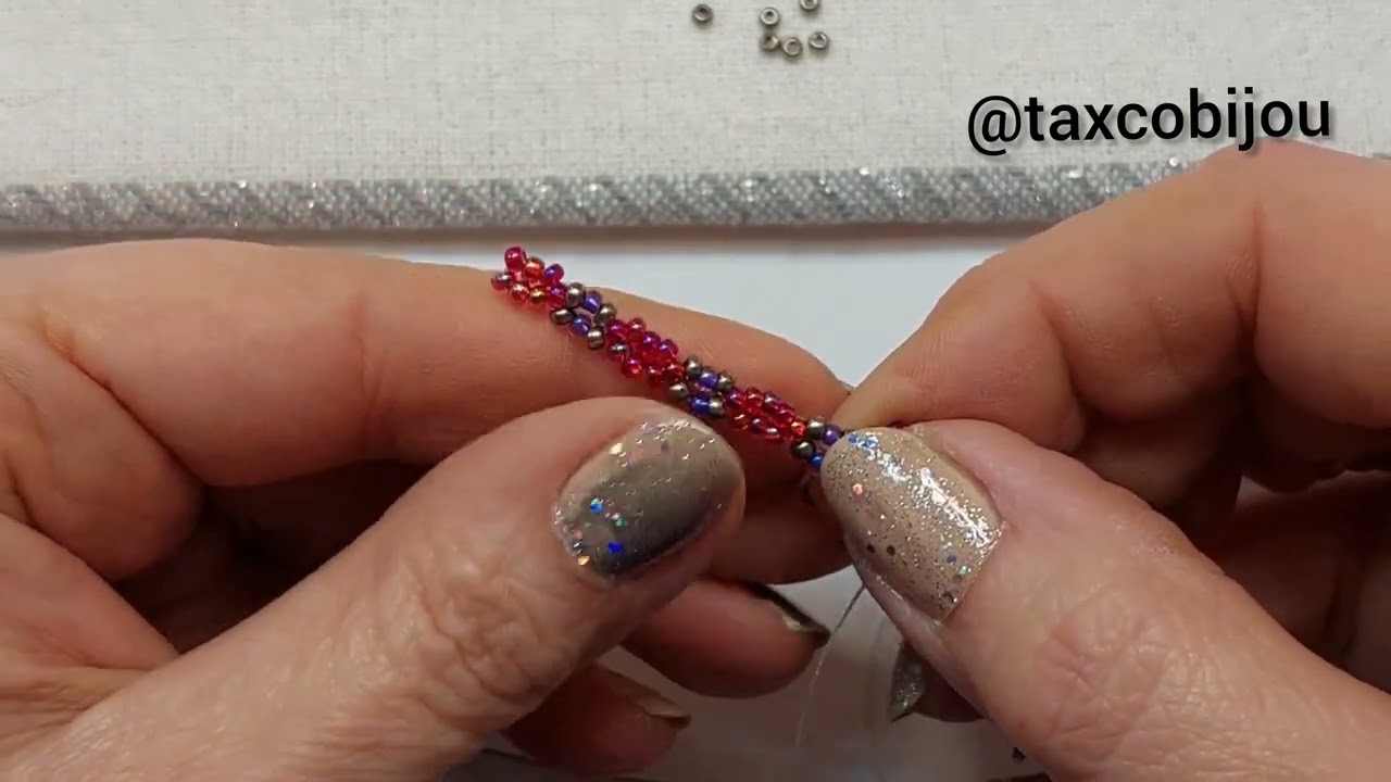 Brazalete peyote Multi rombos. Beading. Tutorial paso a paso. Parte 1