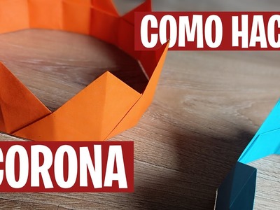 COMO HACER CORONA DE PAPEL - Origami - DIY -Manualidades con Quii