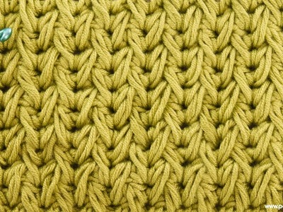 Cómo Hacer Punto Pluma de Crochet Ganchillo | Punto a Crochet Reversible, Fácil, Original y Versátil