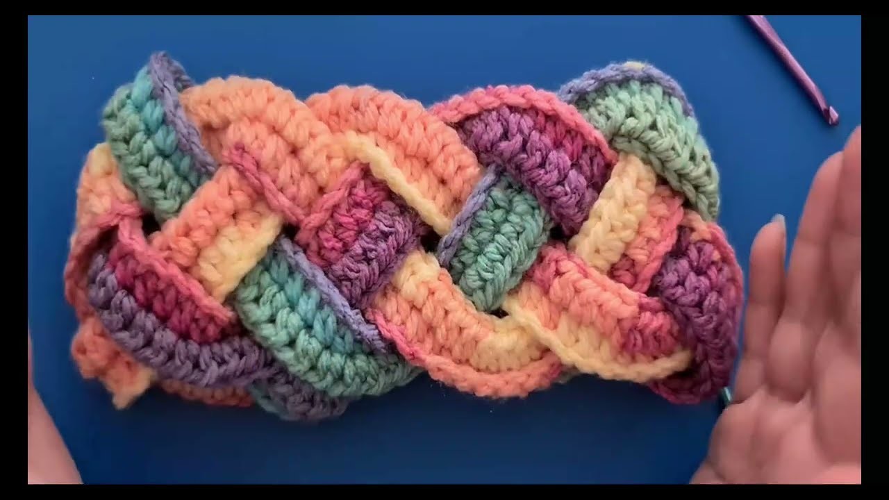Diadema Trenzada A Crochet En Todas Las Tallas (Ganchillo) CROCHETIPS #crochet